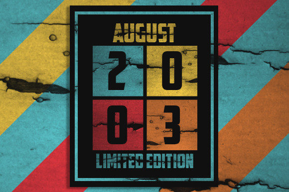 Retro August 2003 Limited Edition