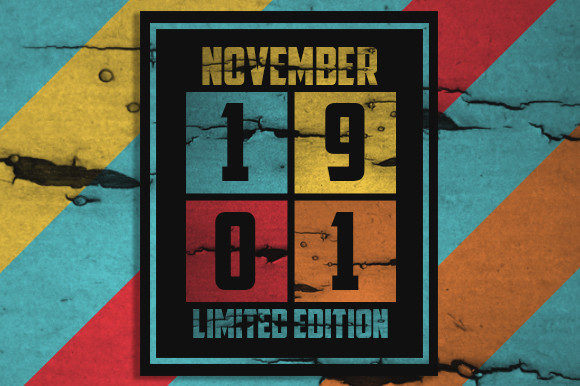 Retro November 1901 Limited Edition