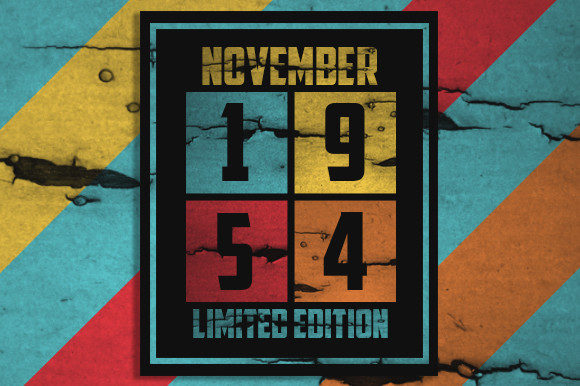 Retro November 1954 Limited Edition