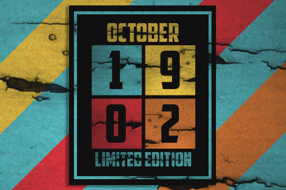 Retro October 1902 Limited Edition