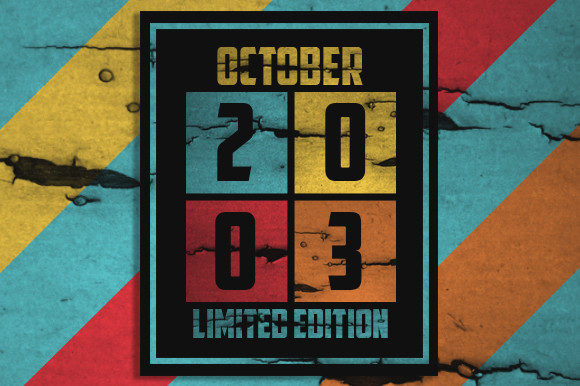 Retro October 2003 Limited Edition