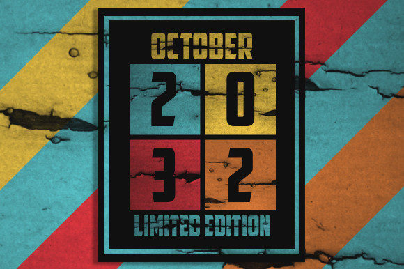 Retro October 2032 Limited Edition