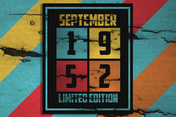 Retro September 1952 Limited Edition